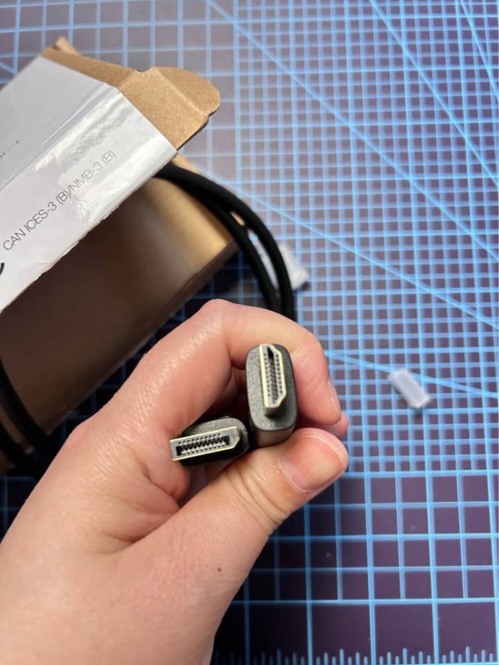 DisplayPort (Source) to HDMI (Display) Cable, Uni-Directional, 3 ft, Black